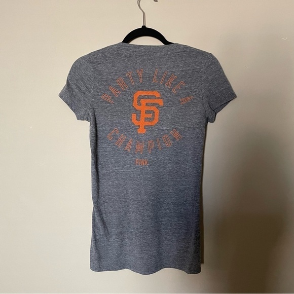 Victoria’s Secret PINK SF Giants World Series Short Sleeve T-Shirt - Picture 5 of 5